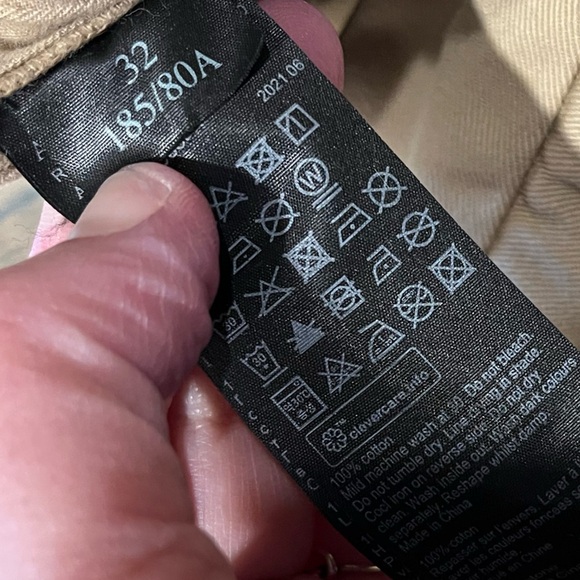 📍🤎AllSaints Cropped Chino Pants – Size 32 🤎 - Picture 2 of 10